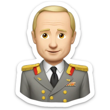 Putin reitet auf bär sticker