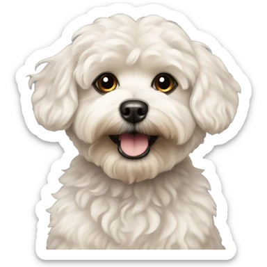 Dog maltipoo sticker