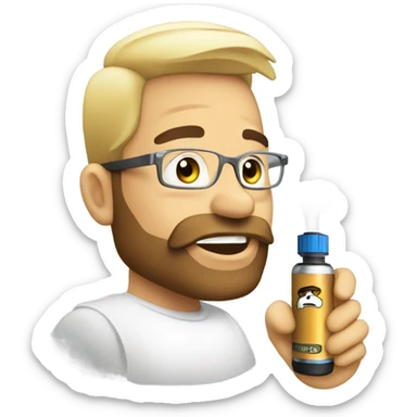 A vape vaping  sticker