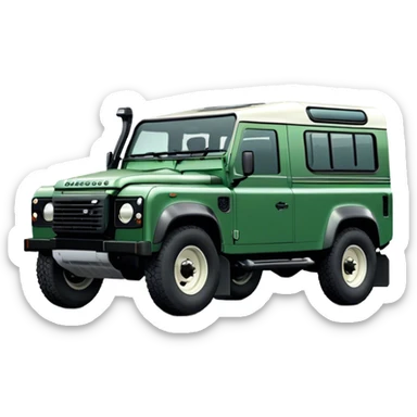 Land Rover Defender - Land Rover (Model Year: 2022) (Iconic colour: Green) sticker