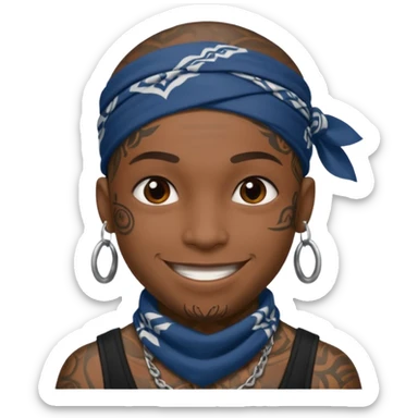 A gang member  sticker