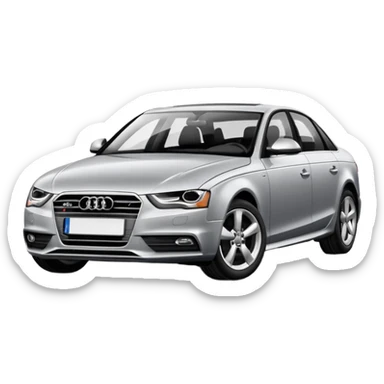 Audi a4 зад 2014  sticker