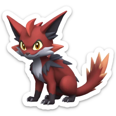 Noivern-Torracat-Zoroark full body sticker