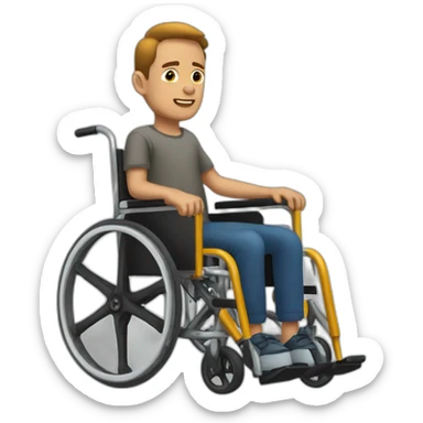 Ignasi giro on a wheelchair sticker