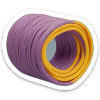 Plasticine 35mm film coil sticker