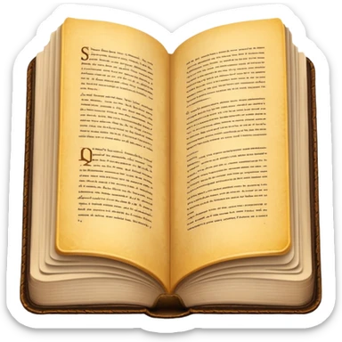 libro de poesias abierto sticker