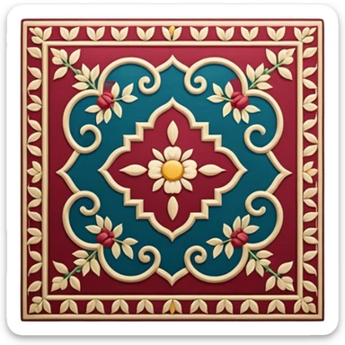 traditional carpet sticker