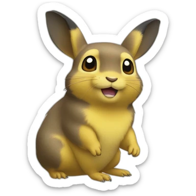 Pika chu sticker