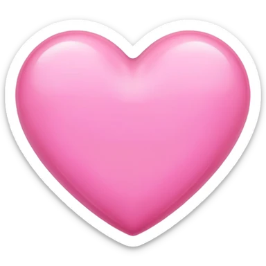 Coração rosa cute sticker