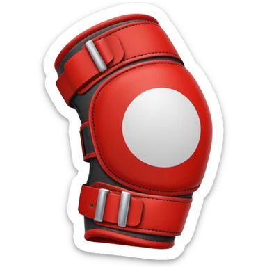 elbow guard red sticker