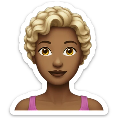 women beautifull sticker