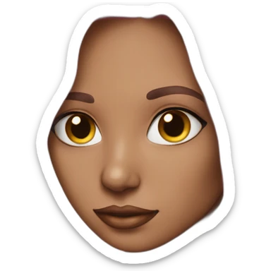 The most beautiful woman in the world sticker