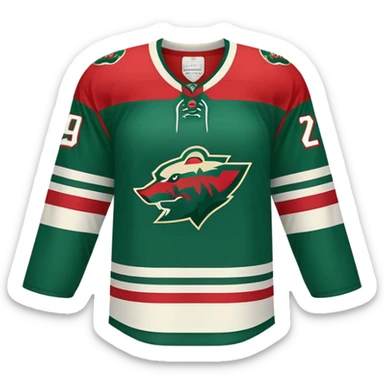 Minnesota Wild hockey sticker