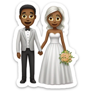 marriage with aprtment sticker