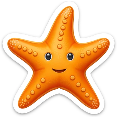 starfish toy chunky sticker