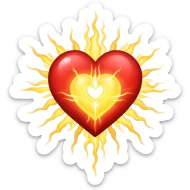 heart Spiritual energy sticker