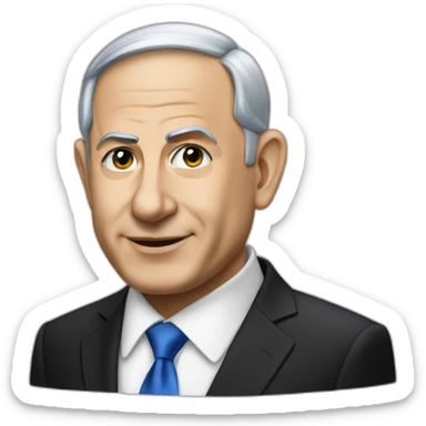 Netanyahu sticker