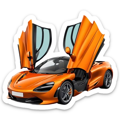 McLaren 720S - McLaren (Model Year: 2021) (Iconic colour: Orange) sticker