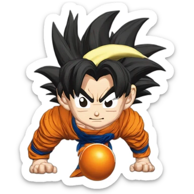  Dragon ball z, Y akira toriyama sticker