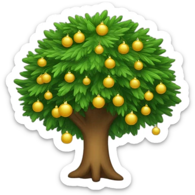 arbol navidad ecologico sticker
