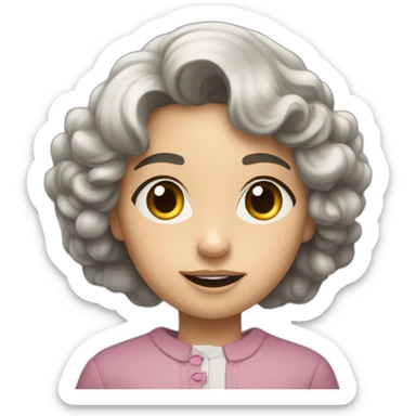 esther, the orphan, horror movie sticker