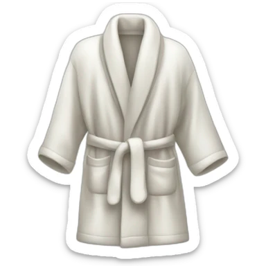 bathrobe sticker