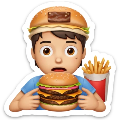 Melange ces 2 emojie😒😋 sticker