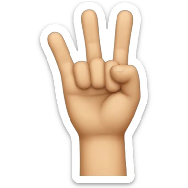 wagging finger sticker