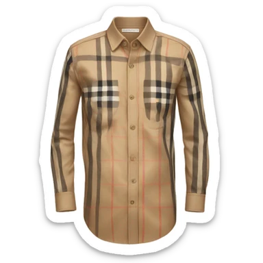 Burberry shirt sticker
