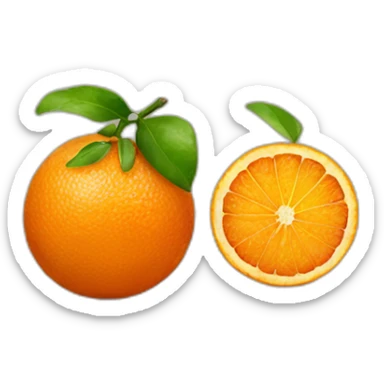 3 oranges sticker