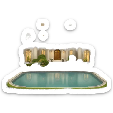 luxurious mansion sticker