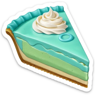 a slice of baja blast pie sticker