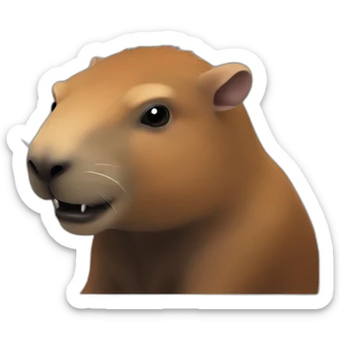 Capibara playing counter-strike sticker
