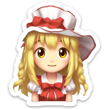 flandre scarlet from touhou sticker
