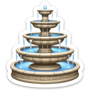 park Fountain sticker