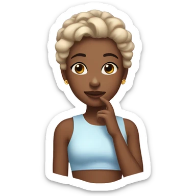 aesthetic clean girl skin care sticker