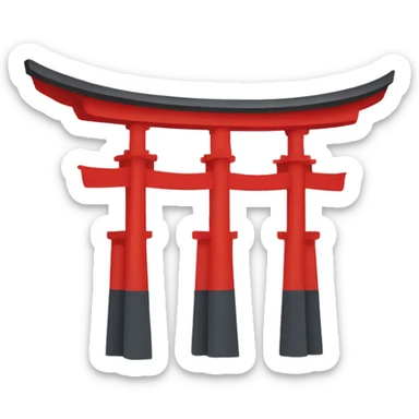 Shinto Torii Gate sticker