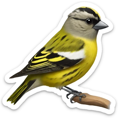 Eurasian siskin  sticker