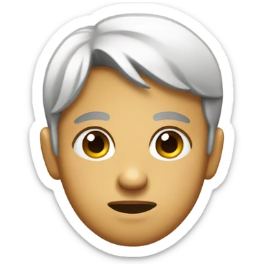 side eye with a sassy face  sticker