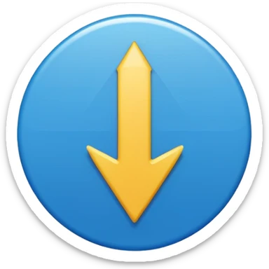 A simple emoji-style button with the text “LEVEL UP” and a small upward arrow, flat UI-inspired emoji design sticker