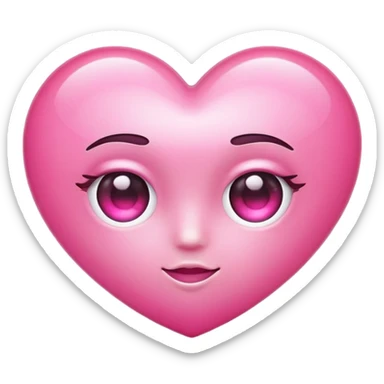 Heart eyes (regular emoji) sticker