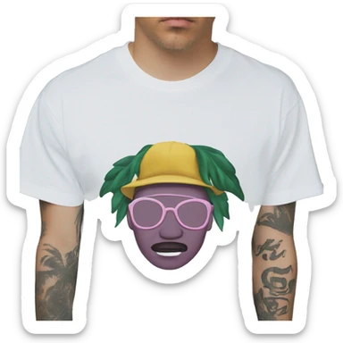 Stussy t-shirt sticker