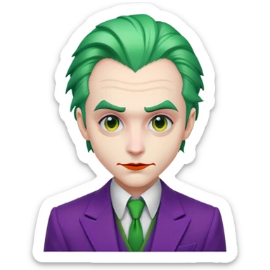 Joker from DC comics sticker