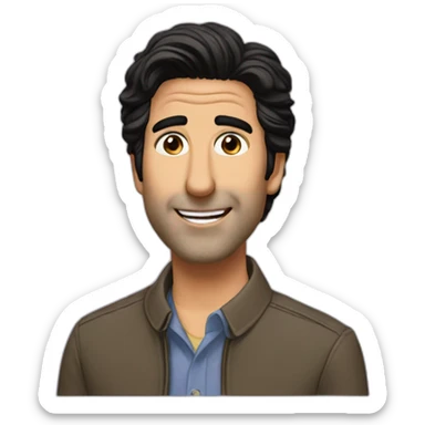 Ross Geller sticker