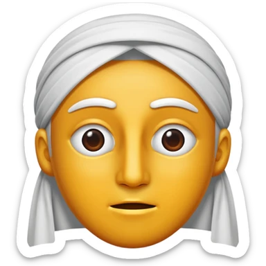 Kabe'nin önünde dönen insanlar sticker