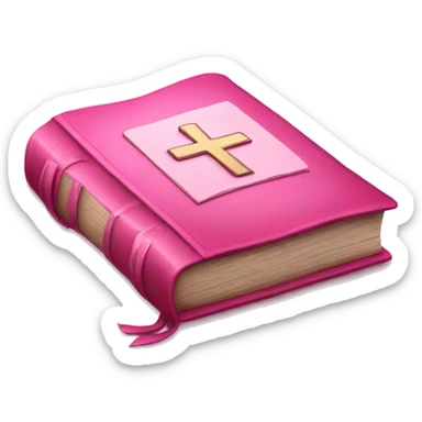 Girly Pink bible sticker