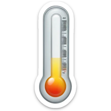 thermometer 37 celsium sticker