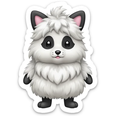 Furfrou, full body sticker