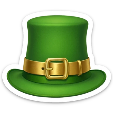 leprechaun hat sticker