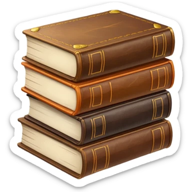 Book Stack sticker